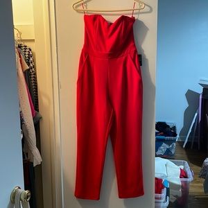 Express strapless jumpsuit Sz 2 NWT